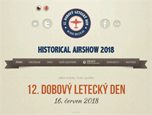 Tablet Screenshot of historical-airshow.com